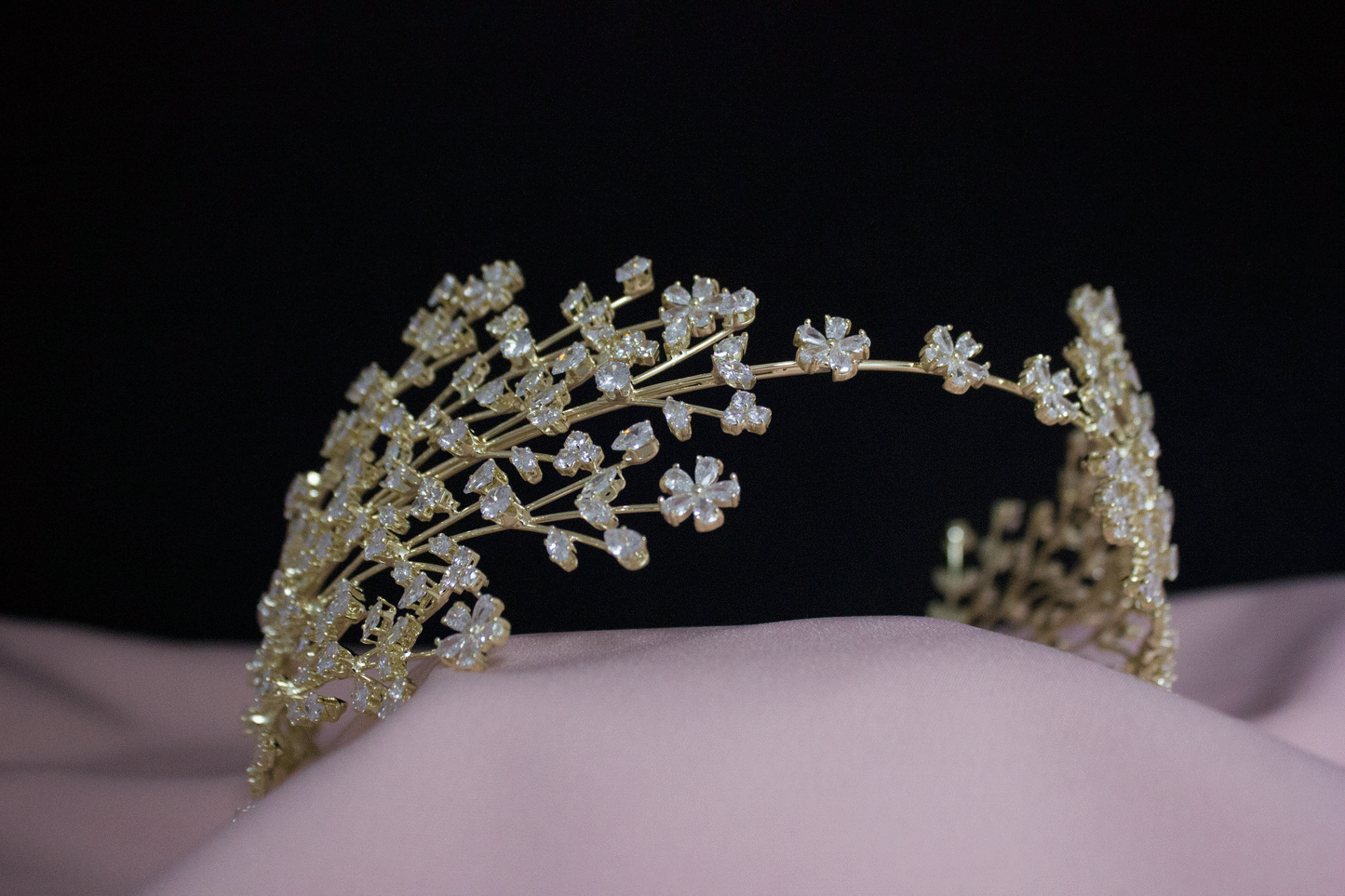 Amelie tiara bruids haaraccessoires