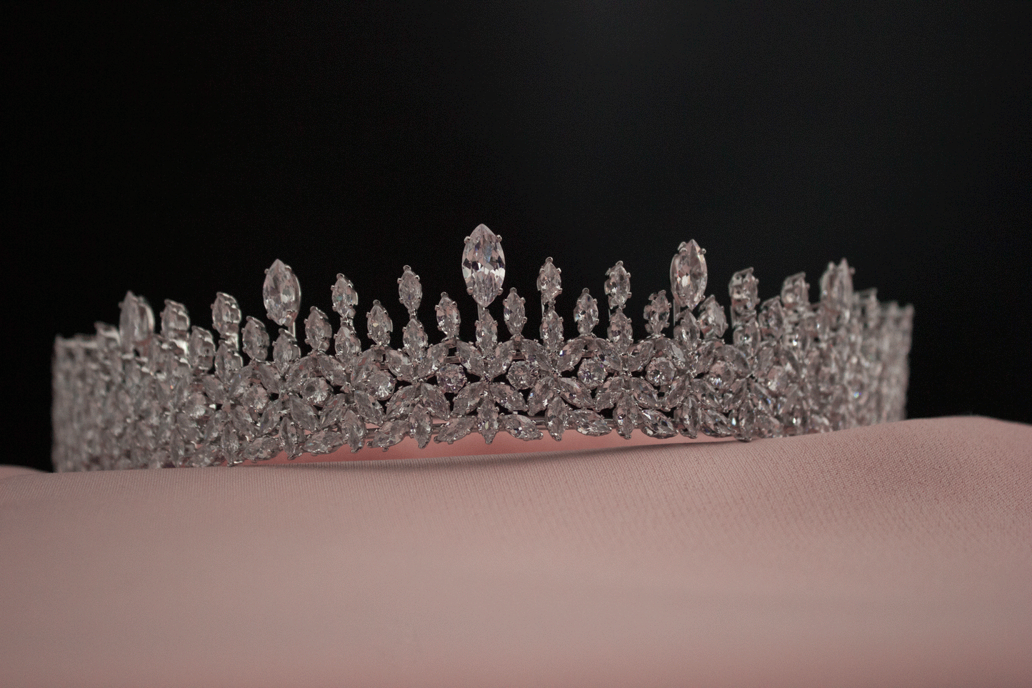 Bridget tiara bruids kroon haar accessoires