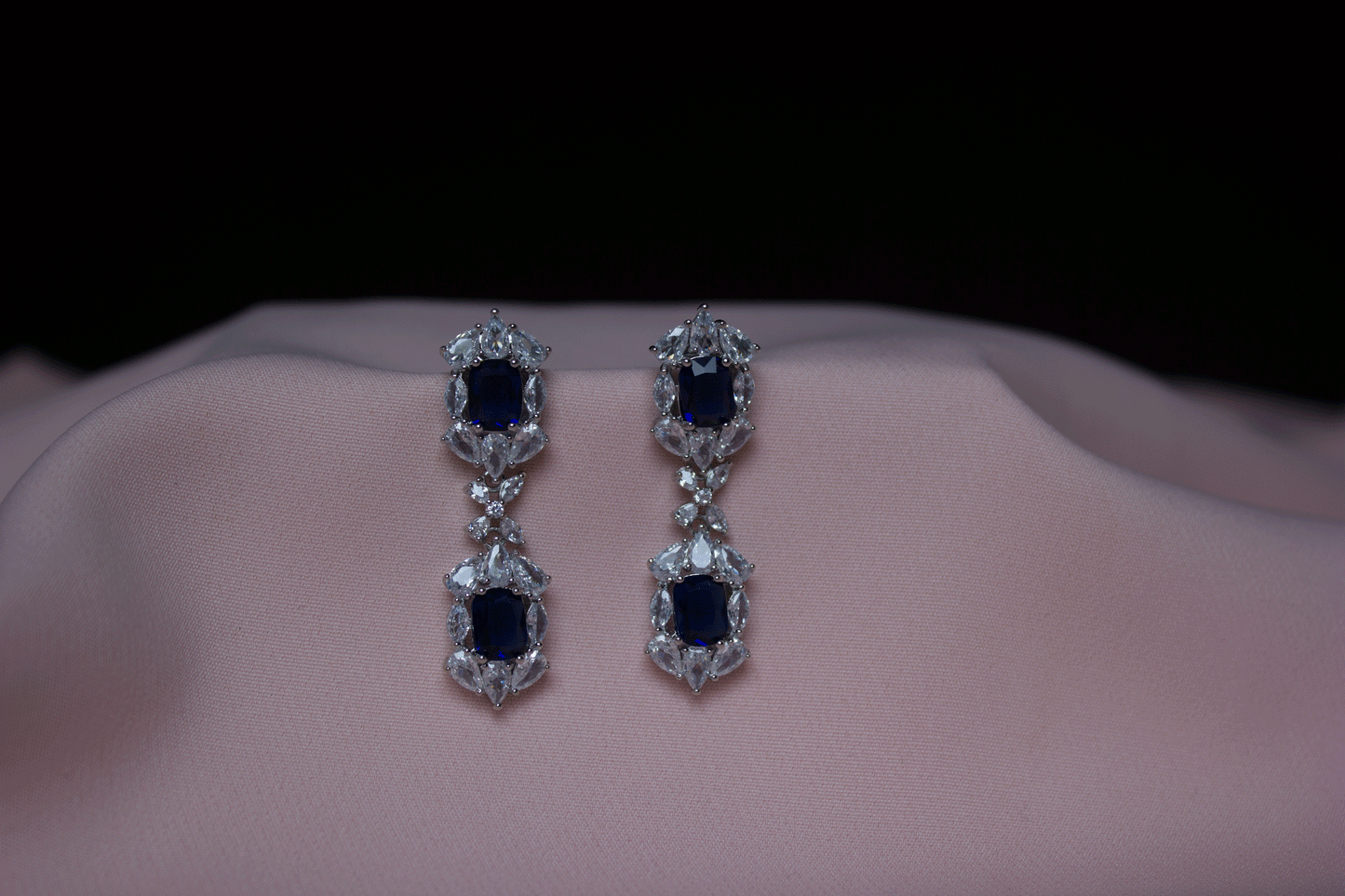 Maina royal blue earrings
