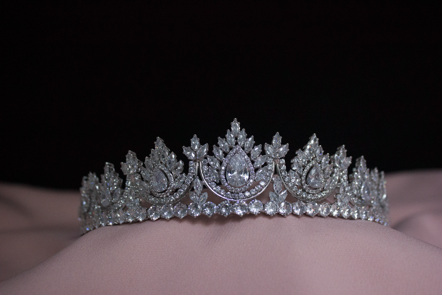 Mari tiara bruids kroon haar accessoires