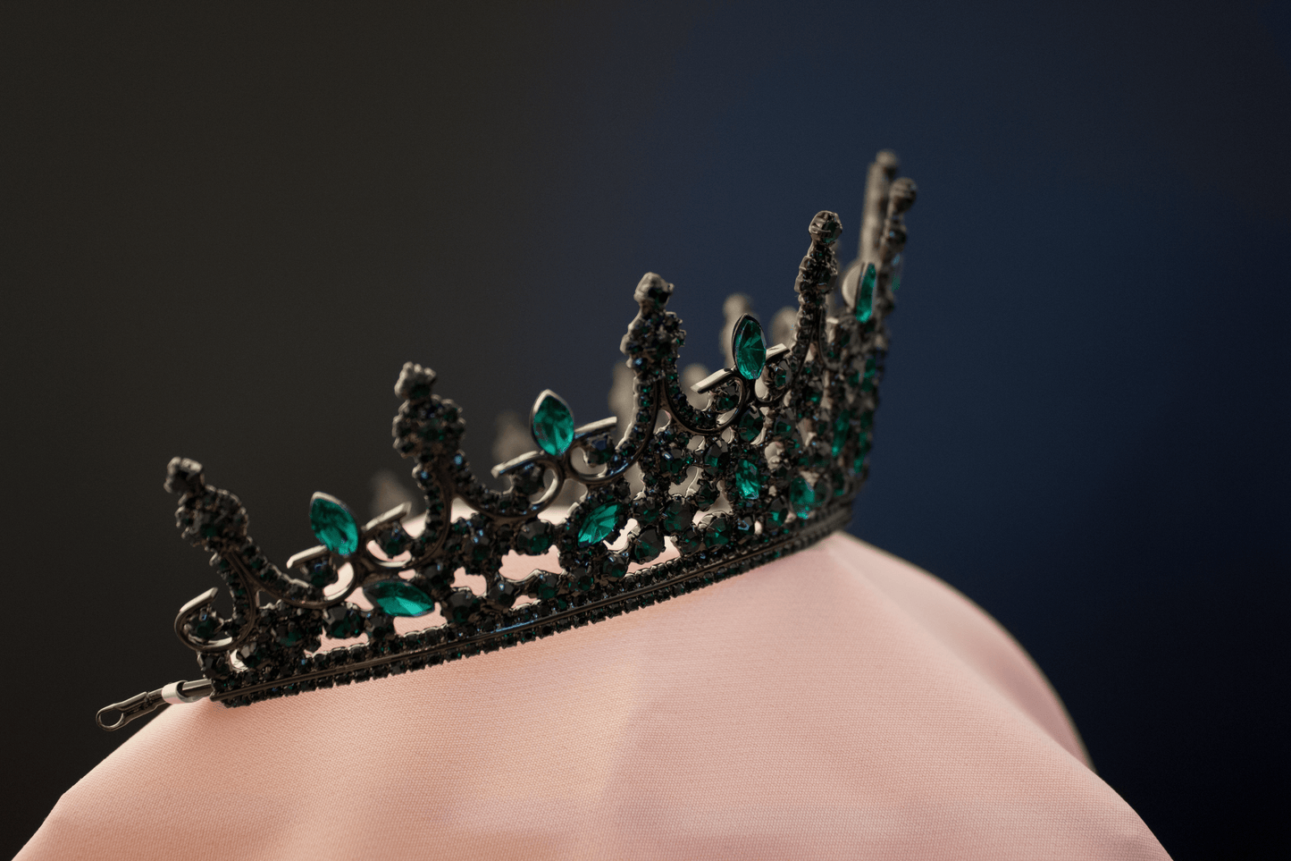Nuriyah groen tiara bruids kroon haar accessoires