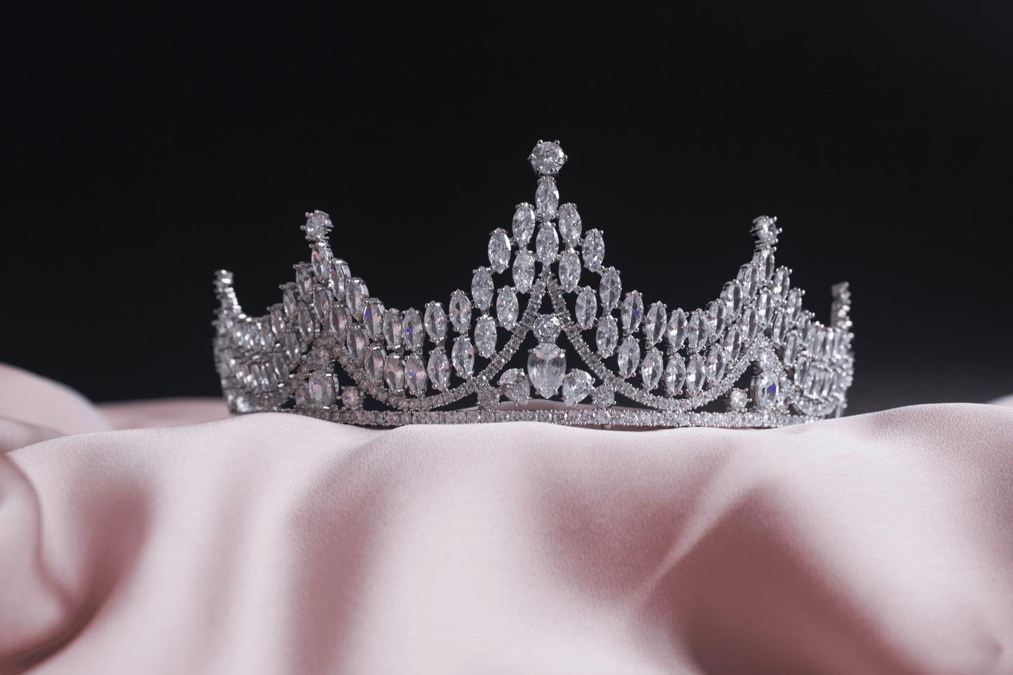 Maes tiara bruids kroon haar accessoires
